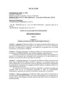 ministerio público - del Poder Judicial de Rio Negro