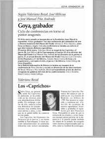 Goya, grabador - Fundación Juan March
