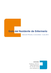 Guía del Residente de Enfermería