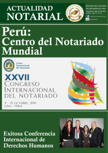 Bolet  n Institucional Actualidad Notarial Nro. 16