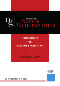 Indicadores de control legislativo I