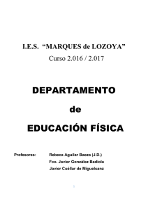 Educación Fisica - IES Marqués de Lozoya