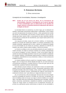 Orden - Boletín Oficial de la Región de Murcia
