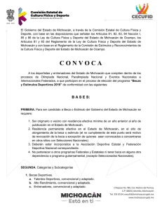 convoca - Cecufid - Gobierno del Estado de Michoacán