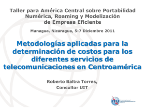 Metodologías aplicadas para la determinación de costos para