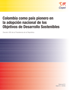 Colombia como país pionero en la adopción nacional de los