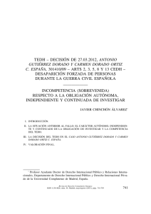 Decisión de 27.03.2012, Antonio Gutiérrez - E