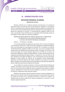 Ordenanza Precio Público Centros Residenciales