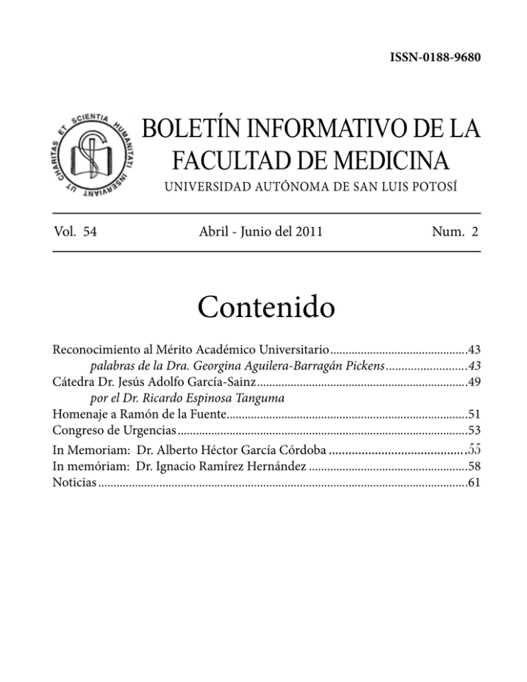 Contenido - Facultad De Medicina