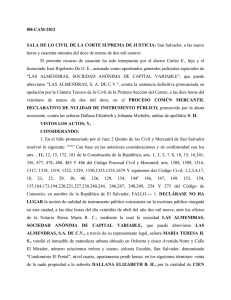 San Salvador, a las nueve horas y cuarenta minutos del doce de m