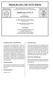 Derecho Civil II - Facultad de Ciencias Jurídicas y Sociales