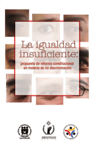 La igualdad insuficiente: propuesta de reforma