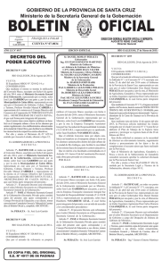 BOLETIN OFICIAL - SantaCruz.gov.ar