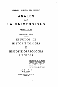 anales la universidad - Publicaciones Periódicas del Uruguay