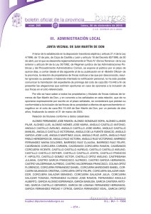 Anuncio 201309592 - Boletín Oficial de la Provincia de Burgos