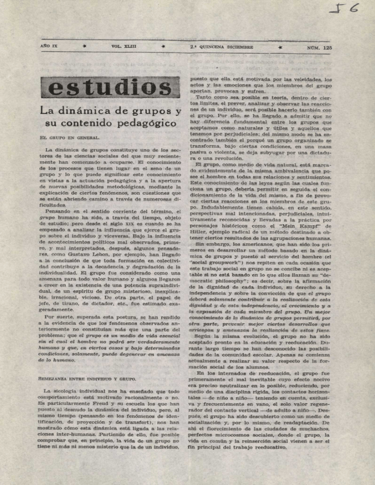 La Din mica De Grupos Y Su Contenido Pedag gico