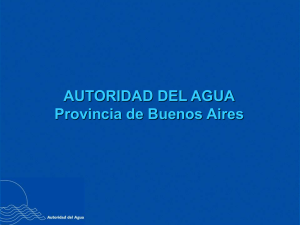 AUTORIDAD DEL AGUA Provincia de Buenos Aires