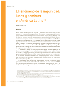 El fenómeno de la impunidad: luces y sombras en América Latina**