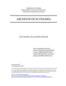 archivos de economía - DNP Departamento Nacional de Planeación