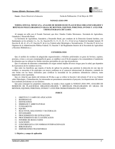 Normas Oficiales Mexicanas ZOO NOM-021-ZOO