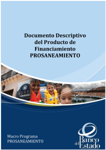 Documento Descriptivo del Producto de Financiamiento