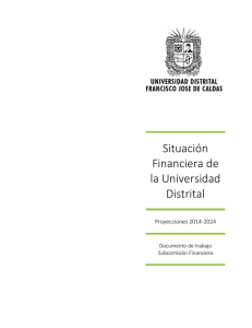 Situación Financiera de la Universidad Distrital