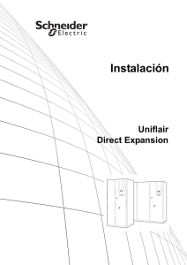 Instalación Uniflair Direct Expansion