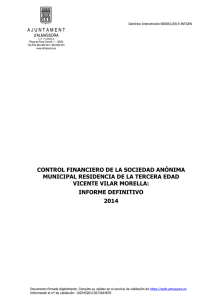 Control financiero empresa municipal 2014