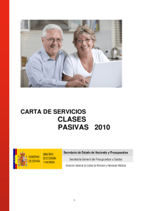 clases pasivas 2010 - Ministerio de Hacienda y Administraciones
