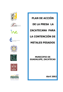 Plan de Acción de la presa La Zacatecana para la contención de