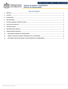 SC-P20-MN01 Manual de nornas y lineamientos Servicio de