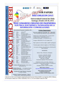 call for papers - Universidad Central de Chile