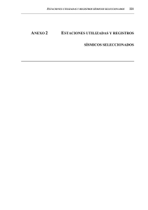 anexo 2 estaciones utilizadas y registros sísmicos