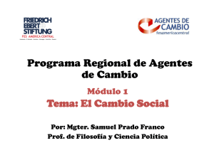 CAMBIO SOCIAL - FES America Central