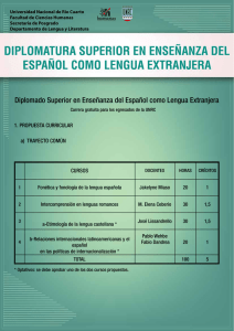 Diplomado Superior en Enseñanza del Español como Lengua