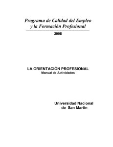 2008 - Universidad Nacional de San Martín