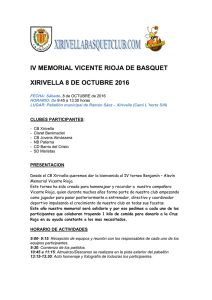 Dossier Memorial Vicente Rioja 8 de Octubre