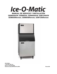manual de servicio y instalación - Ice-O