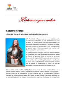 Caterina Sforza - secretaría de educación del estado del tabasco