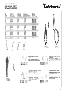 MICRO-VAATKLEMMEN MICROVASCULAR