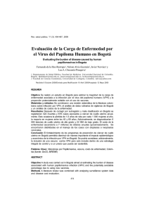 Evaluación de la Carga de Enfermedad por el Virus del Papiloma