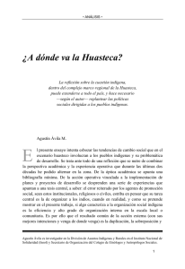 ¿A dónde va la Huasteca?