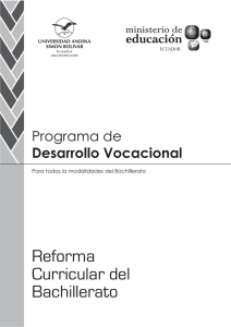 9 desarrollo vocacional - Universidad Andina Simón Bolívar