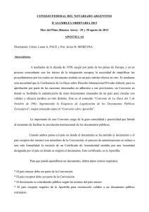 Apostilla - Consejo Federal del Notariado Argentino