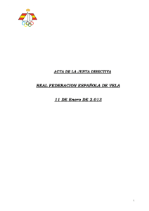 Acta Junta Directiva 11 Enero 2013