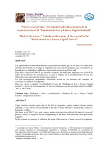 Un estudio sobre los alcances de la revitalización en el