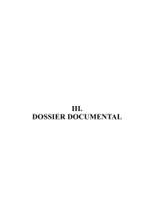 iii. dossier documental