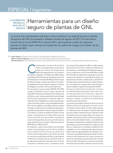 Herramientas para un diseño seguro de plantas de GNL