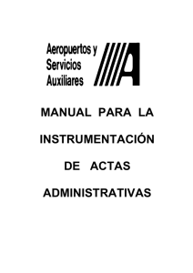 Manual para Instrumentaci&oacute;n de Actas Administrativas ASA
