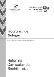 1 biologia - Universidad Andina Simón Bolívar